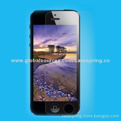 Tempered-glass screen protectors for iPhone 5s, bubble-free, easy to install